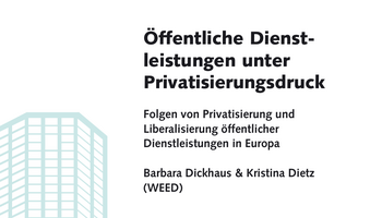 Pink zur Broschüre Öffentliche Dienstleistungen unter Privatisierungsdruck