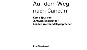 Link zur Broschüre Auf dem Weg nach Cancún