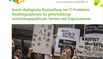 Link zum Factsheet Sozial-ökologische Beschaffung von IT-Produkten
