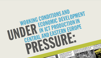 Link zur Broschüre Arbeitsbedingungen und wirtschaftliche Entwicklung in der ICT-Produktion in Mittel- und Osteuropa