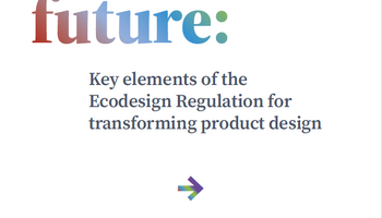 Recommendations for the negotiations on the EU Ecodesign Regulation