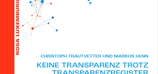 Studie Keine Transparenz trotz Transparenzregister Link zur Studie Keine Transparenz trotz Transparenzregister
