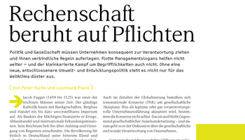 Link zu Forderungspapier Rechenschaft beruht auf Pflichten