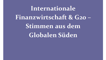 Link zu Internationale Finanzwirtschaft & G20 - Stimmen aus dem Globalen Süden