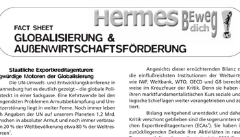 Link zu Factsheets Außenwirtschaftsförderung