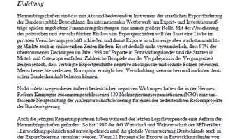 Link zu Hermes Reform jetzt