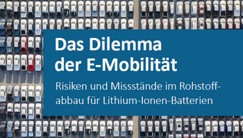 Link zur Broschüre Das Dilemma der E-Mobilität