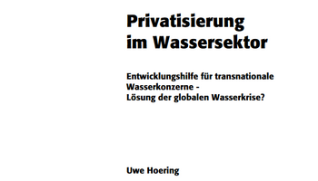 Link zur Studie Privatisierung im Wassersektor