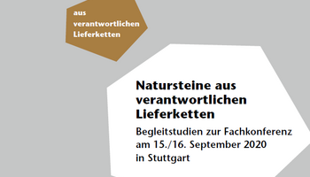Link zur Begleitstudie Natursteine aus verantwortlichen Lieferketten