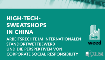 Link zur Broschüre High-Tech-Sweatshops in China